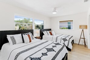 4 bedrooms, iron/ironing board, travel cot, free WiFi