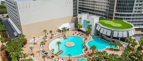 Una piscina climatizada