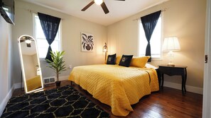 4 bedrooms, iron/ironing board, free WiFi, bed sheets