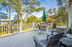 Terrace/patio - Beachfront • 30 Steps to the Beach • Sunrise Views (Saco)