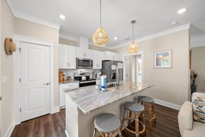 House, Private Pool | Private kitchen