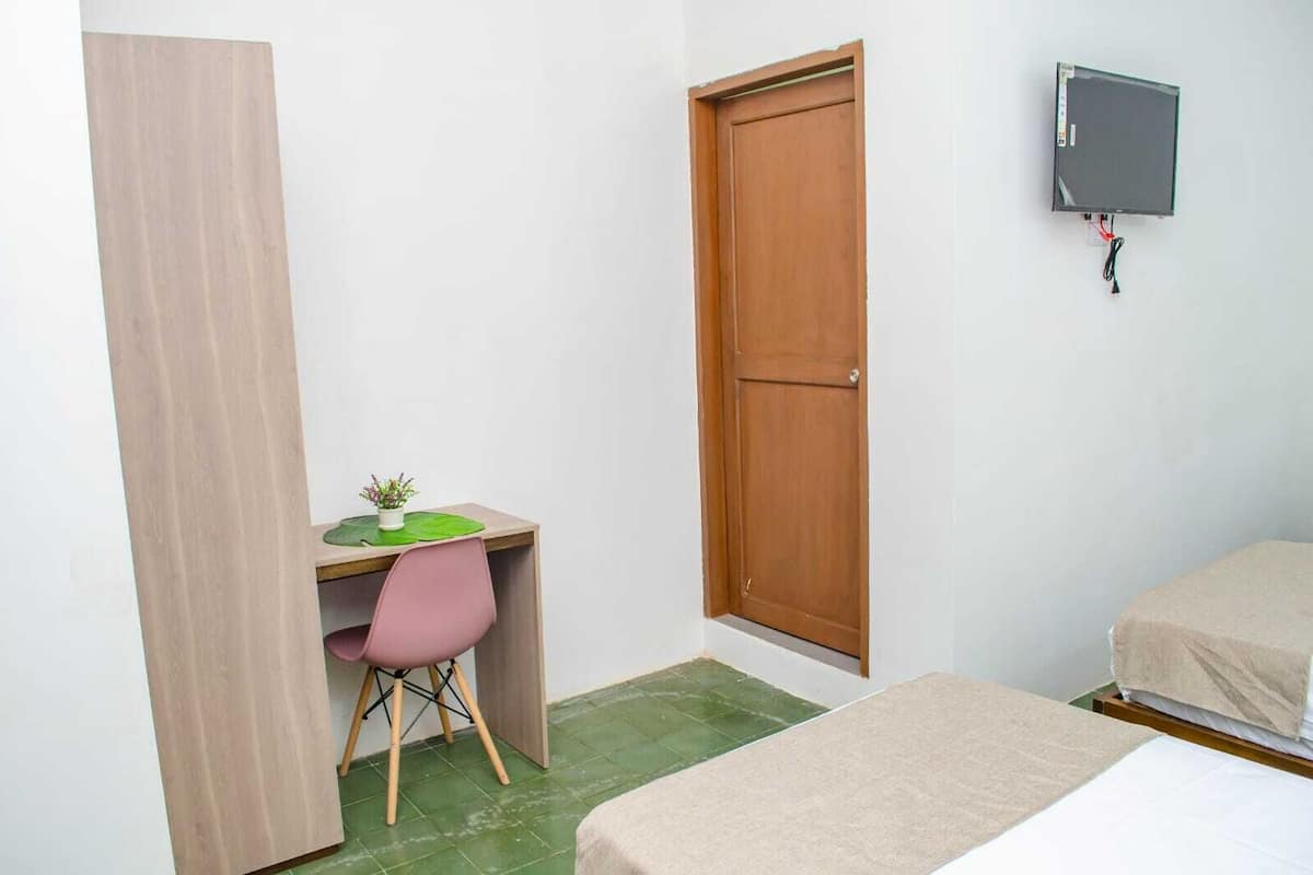 Double Room | In-room safe, desk, laptop workspace, soundproofing