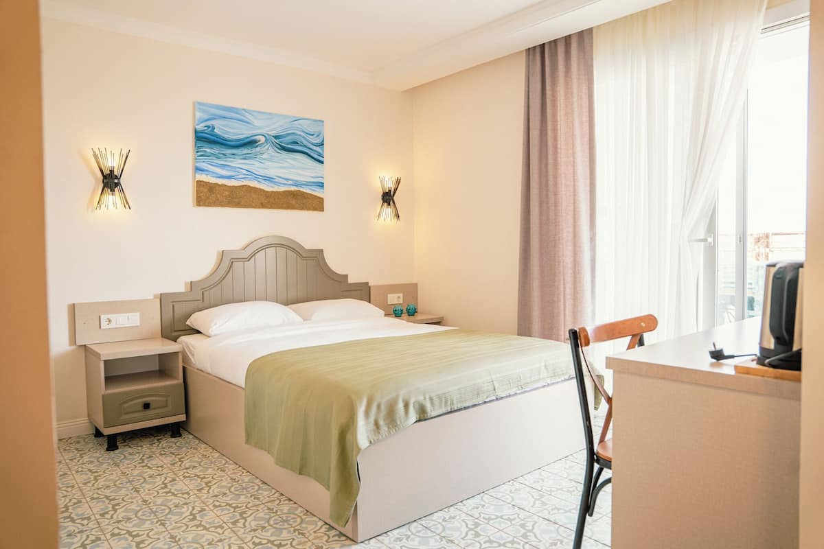 Standardzimmer, 1 Doppelbett, Balkon, Meerblick