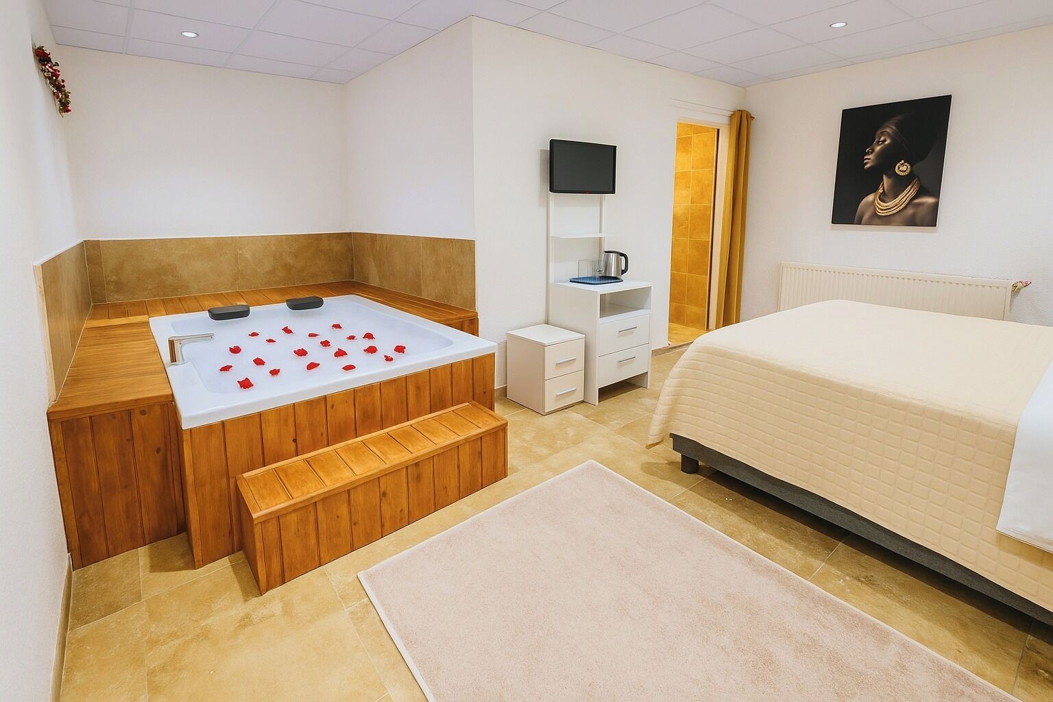 Premium Double Room | Iron/ironing board, free WiFi