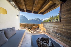 Terrace/patio - Chalet With Sauna in Neukirchen am Grossvenediger (Neukirchen am Grossvenediger)