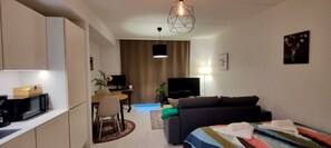 1 makuuhuone, silitysrauta/-lauta, Wi-Fi, vuodevaatteet