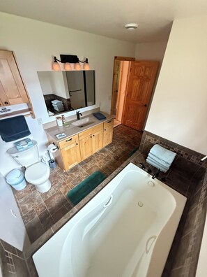 Towels, soap, toilet paper