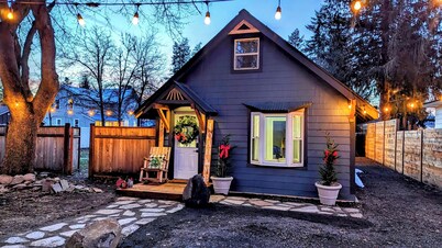 END your search! Fun dwtn historic home spa firepit big fenced yard game room