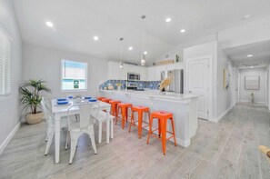 House (Multiple Bedrooms) | Interior - Sleeps 21, 2 Homes Private Pool, Patio Lounge w/ Fire Pit, Bar, TV, & Games (Port Aransas)