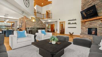 Televisor, llar de foc, videojocs i reproductor de DVD