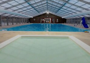 Indoor pool, outdoor pool