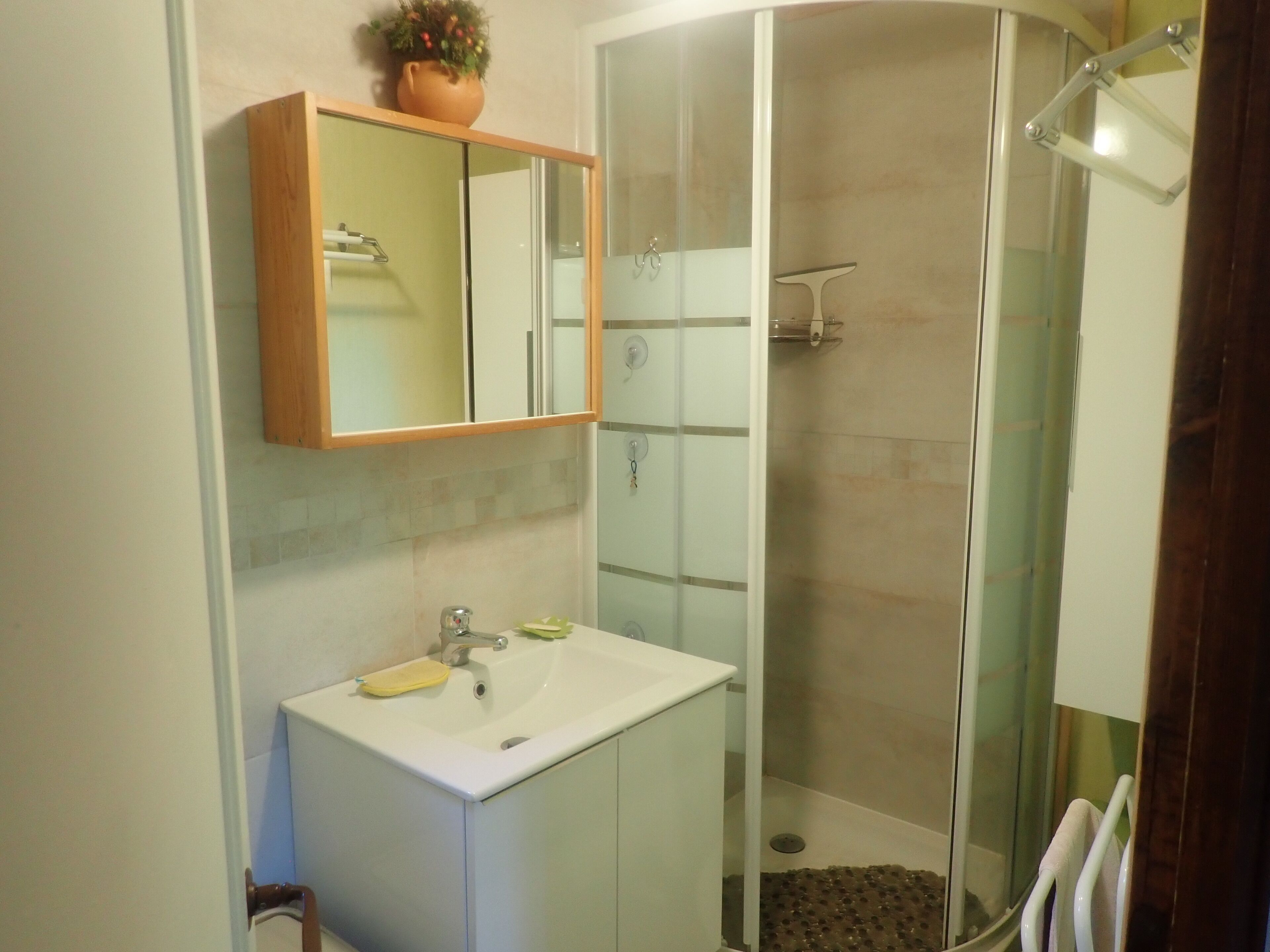 Douche, sèche-cheveux, papier toilette