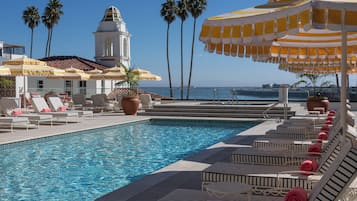 Outdoor pool, open 9:00 AM to 6:00 PM, pool cabanas (surcharge)