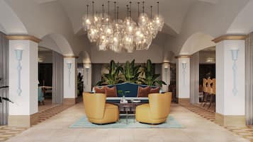 Lobby sitting area