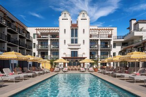 Outdoor pool, open 9:00 AM to 6:00 PM, cabanas (surcharge)