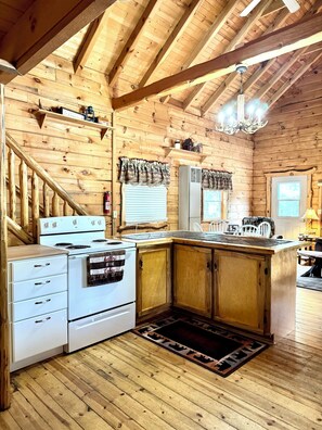 Interior - Custom Built Log Cabin/Fully Stocked/1.5 Garage/Sleeps 7/ UTV Route (Black River Falls)