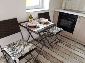 Apartment, 1 Bedroom, Smoking | Dining - Cozy in Downtown With Free Parking (Kecskemet)