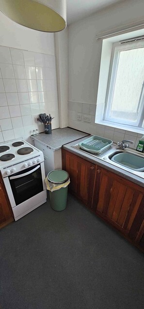 Microwave, oven, stovetop, toaster