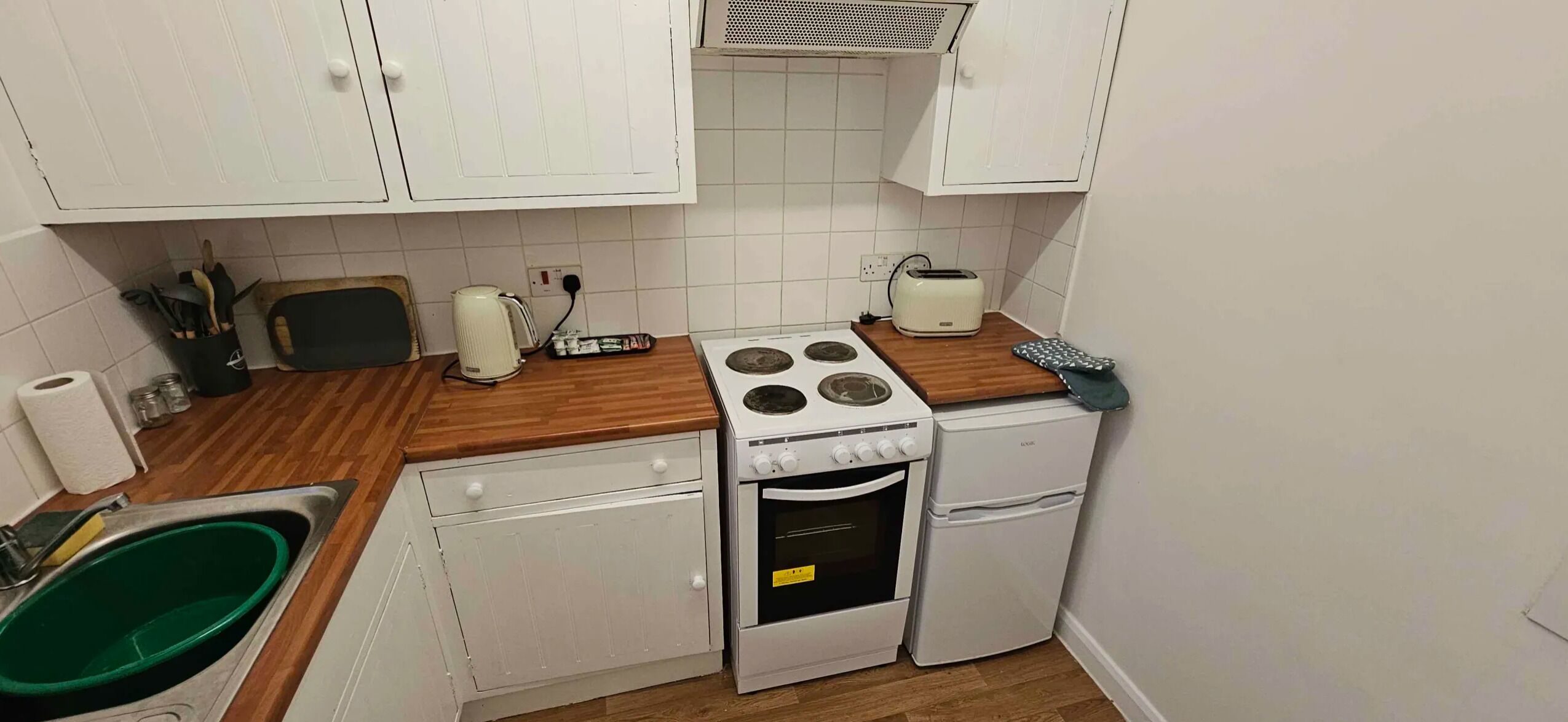 Microwave, oven, stovetop, toaster