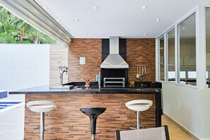 BBQ/picnic area - Casa Riviera 292 (Bertioga)