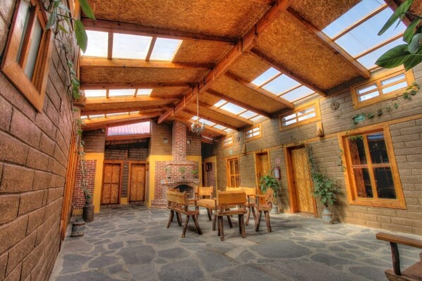 Living area - Hotel Finca Belen (Tlaxco)