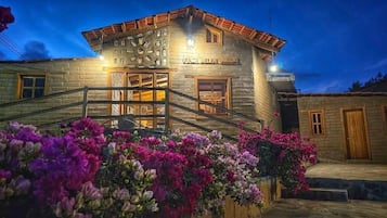 Majoituspaikan julkisivu