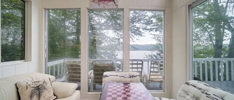 TV, fireplace, table football, ping pong