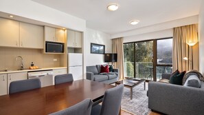 TV, DVD player, stereo