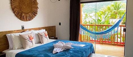 Deluxe Double Room, Lanai, Garden View