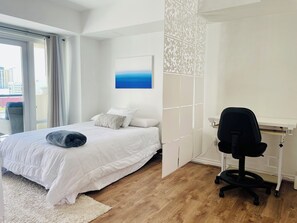 1 bedroom, WiFi, bed sheets