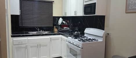 Microwave, oven, stovetop