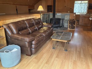 Smart-tv en een open haard