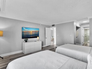 1 slaapkamer, een strijkplank/strijkijzer, wifi, beddengoed