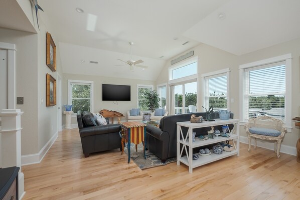 TV, video games, stereo