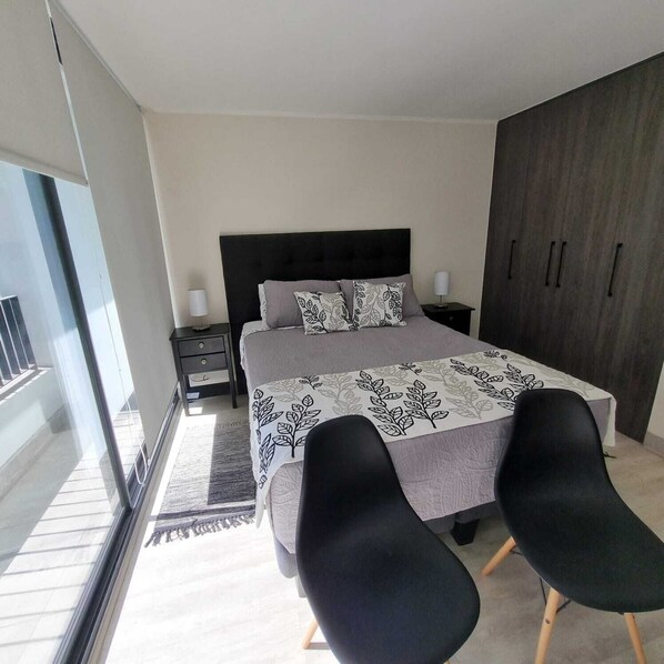 1 chambre, fer et planche à repasser, Wi-Fi, literie fournie