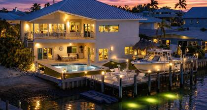 Island Life Villa | 5 Bed, Waterfront, Private Pool with Boat Dock