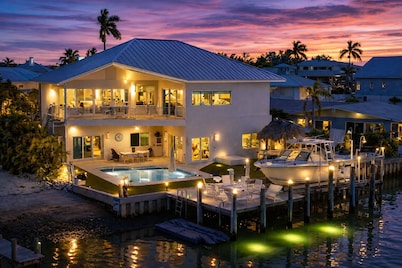 Island Life Villa | 5 Bed, Waterfront, Private Pool with Boat Dock