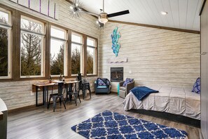 1 chambre, draps fournis, accès pour personnes à mobilité réduite