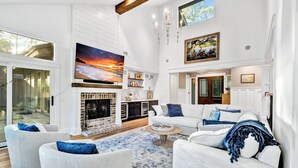 House, Multiple Beds, Private Pool, Golf View (6 Wood Duck Court) | Living area - 6 Wood Duck Court at The Sea Pines Resort (Hilton Head Island)
