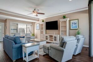 Villa, Multiple Beds, Patio, Garden View (1266 Harbour Town Club) | Living area | 42-inch flat-screen TV with digital channels
