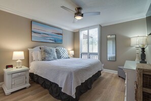 Villa, 1 King Bed, Patio, Garden View (905 Cutter Court) | 1 bedroom, individually decorated, individually furnished, bed sheets - 905 Cutter Court at The Sea Pines Resort (Hilton Head Island)