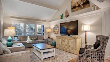 Villa, Multiple Beds, Kitchen, Golf View (2426 Inland Harbour) | Living area | 42-inch flat-screen TV with digital channels