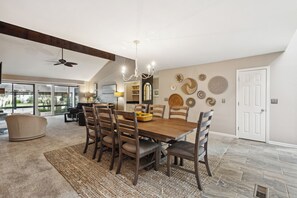 Villa, Multiple Beds, Kitchen (2634 Calibogue Club) | Dining