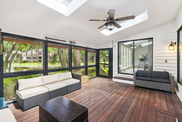 Villa, Multiple Beds, Kitchen (2634 Calibogue Club) | Terrace/patio