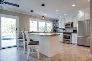 Ferienhaus, Mehrere Betten, Terrasse, Poolblick (46 Club Course) | Eigene Küche | Kühlschrank, Mikrowelle, Ofen, Herdplatte