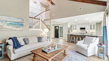 Villa, Multiple Beds, Patio, Golf View (196 Twin Oaks) | Living area | 42-inch flat-screen TV with digital channels