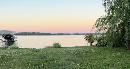 This Quaint home overlooking Cayuga Lake is the perfect Finger Lakes Getaway!