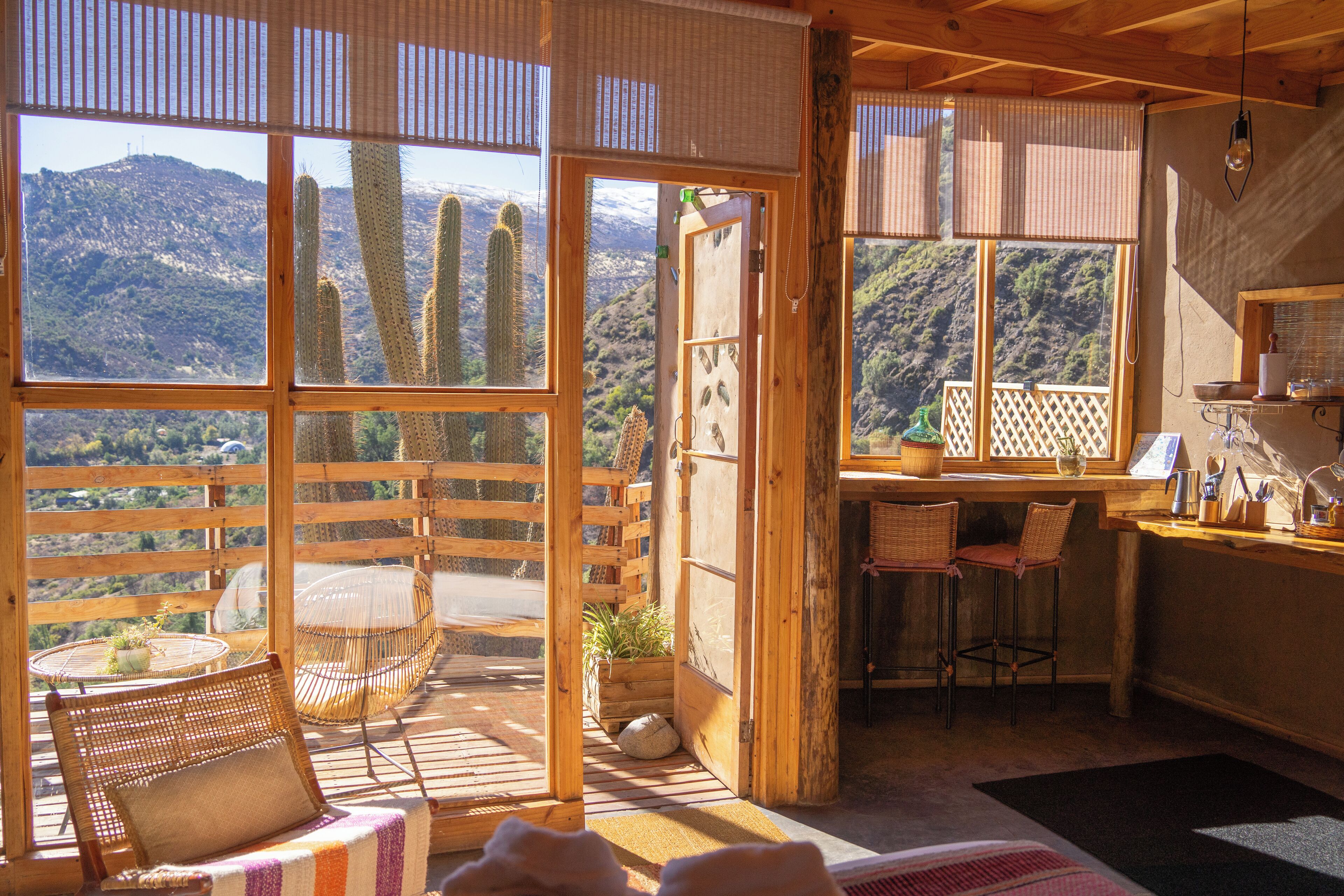 独特小屋, 1 张大床, 按摩浴缸, 山景 | 高档床上用品、特色装修、床单