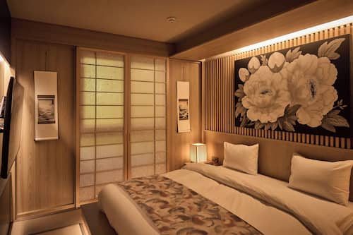 Japanese-style Double Room | Premium bedding, minibar, soundproofing, free WiFi