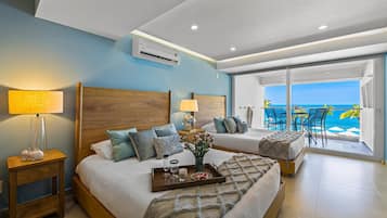 Comfort Apartment, 2 Queen Beds, Balcony, Beach View | Blackout drapes, iron/ironing board, free WiFi